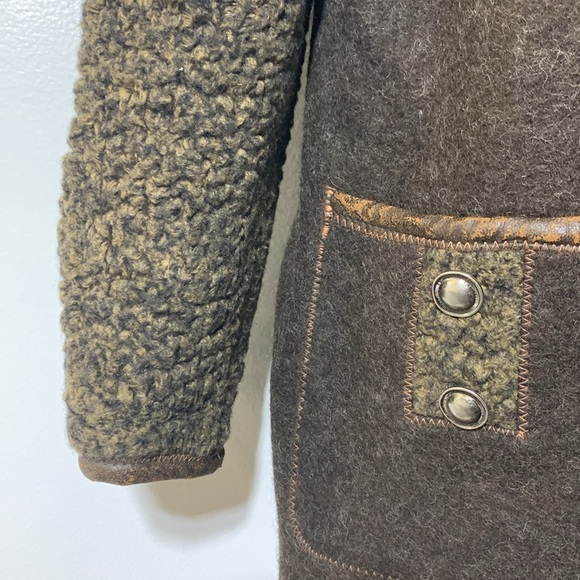 Edelweiss Wool Loden Jacket steampunk unisex - Picture 5 of 8